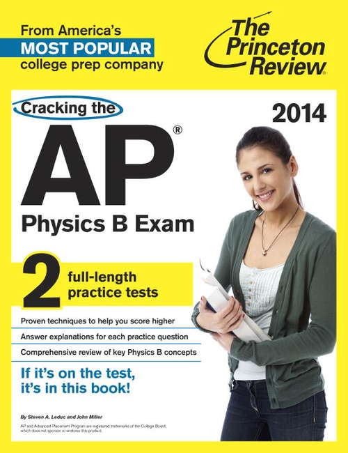 Book cover of Cracking the AP Physics B Exam, 2012 Edition