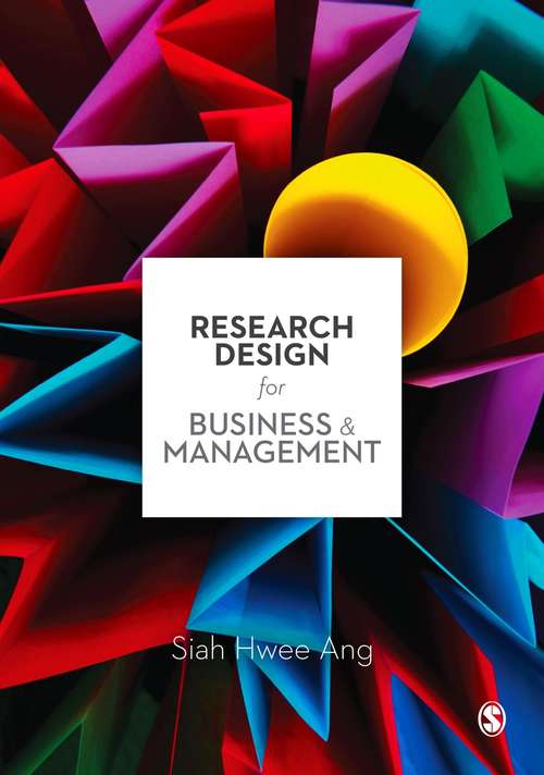Book cover of Research Design for Business & Management