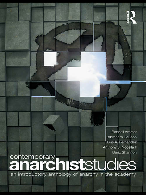 Cover image of Contemporary Anarchist Studies