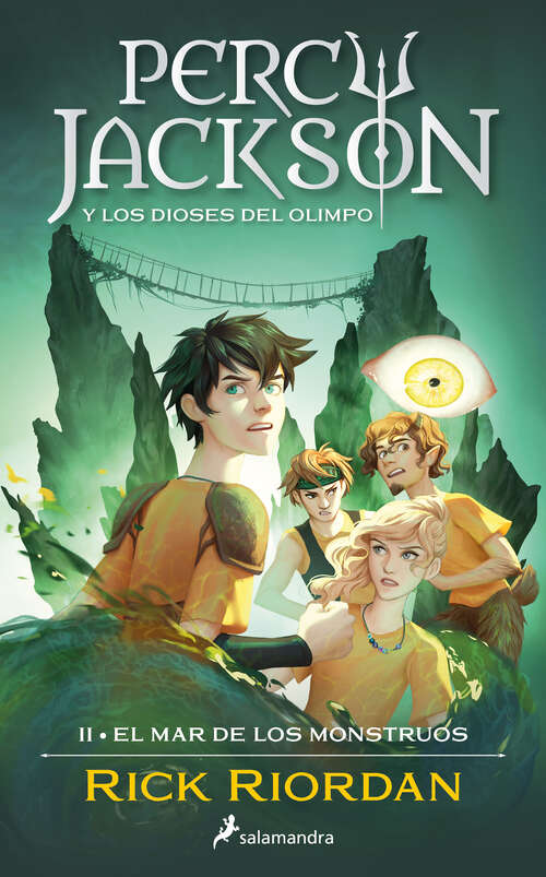 Book cover of El mar de los monstruos: . (Percy Jackson y los dioses del Olimpo: Volumen 2)