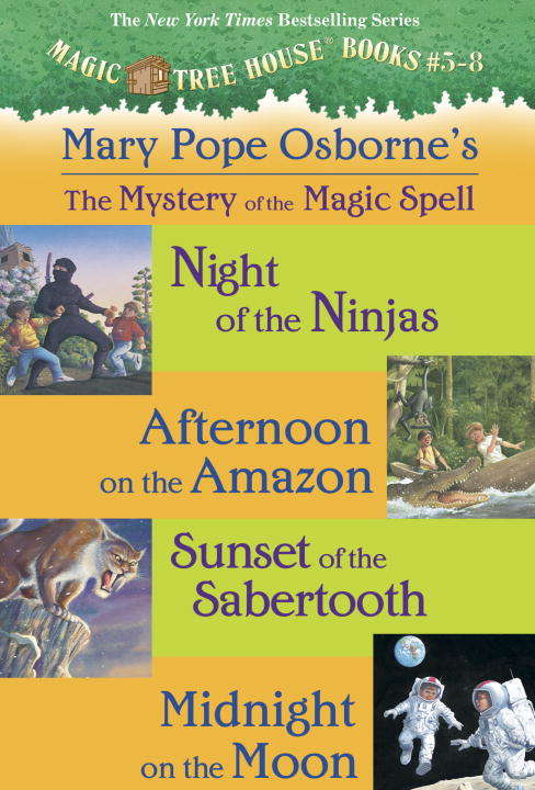 Book cover of Magic Tree House: Books 5-8 Ebook Collection: Mystery of the Magic Spells