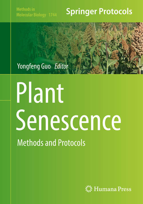 Book cover of Plant Senescence