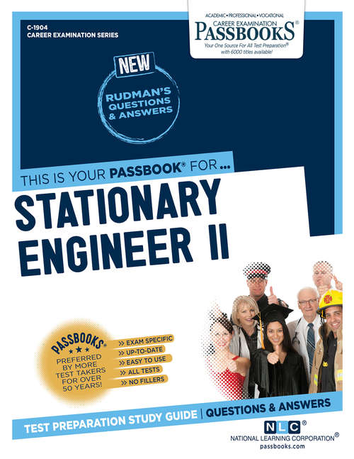 Book cover of Stationary Engineer II: Passbooks Study Guide (Career Examination Series)