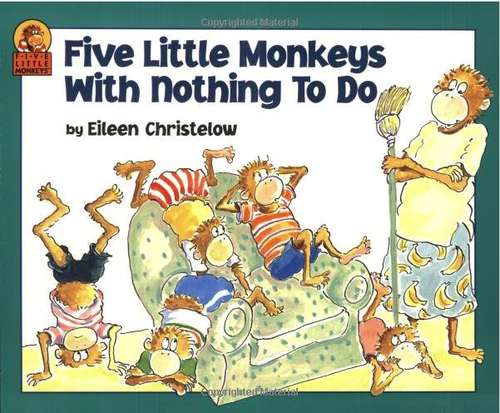 Book cover of Five Little Monkeys With Nothing To Do