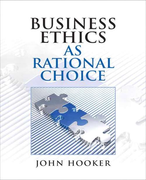 Book cover of Business Ethics as Rational Choice