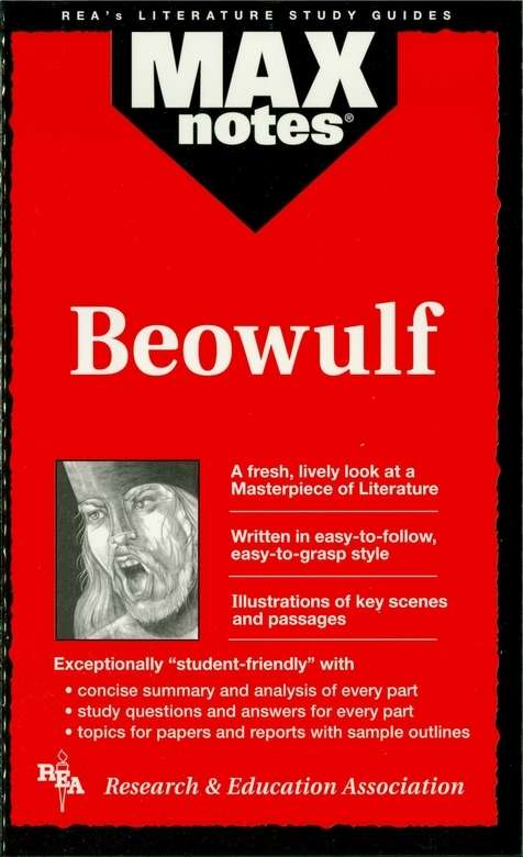 Book cover of Beowulf (MAXNotes Literature Guides)