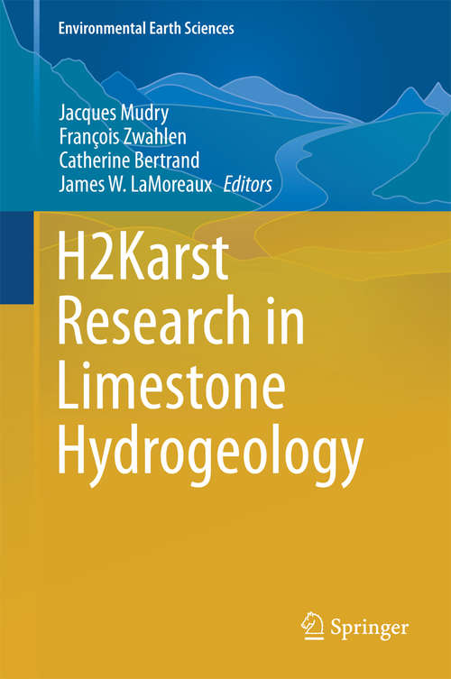 Book cover of H2Karst Research in Limestone Hydrogeology