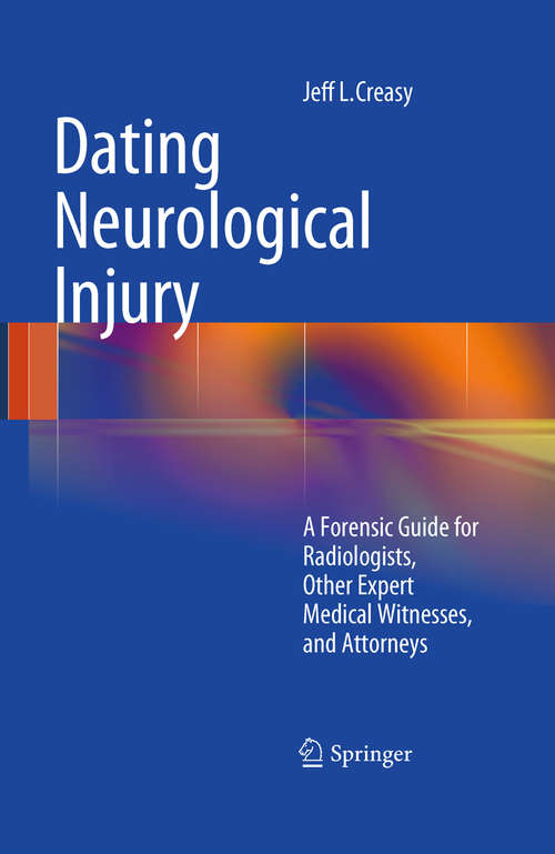 Book cover of Dating Neurological Injury: