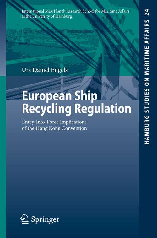 Book cover of European Ship Recycling Regulation