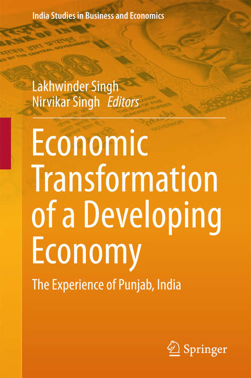 Book cover of Economic Transformation of a Developing Economy