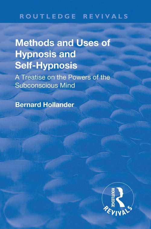 Book cover of Revival: A Treatise on the Powers of the Subconscious Mind (Routledge Revivals)