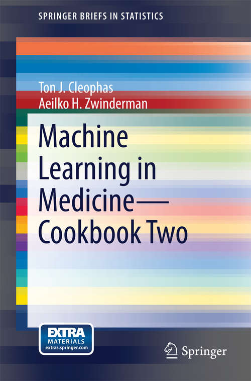 Book cover of Machine Learning in Medicine - Cookbook Two