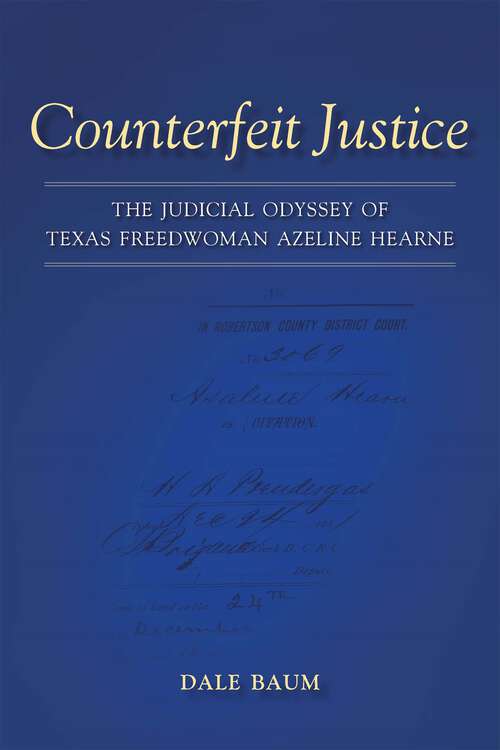 Book cover of Counterfeit Justice