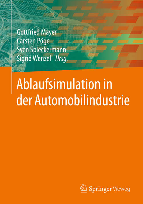 Book cover of Ablaufsimulation in der Automobilindustrie (1. Aufl. 2020)