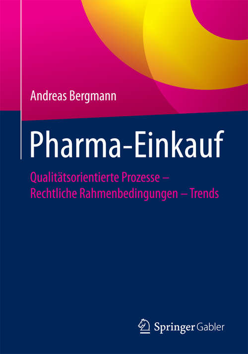 Book cover of Pharma-Einkauf