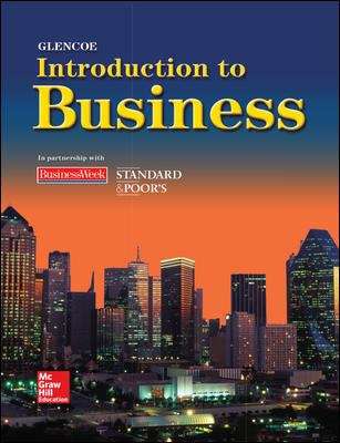 Book cover of Glencoe, Introduction to Business