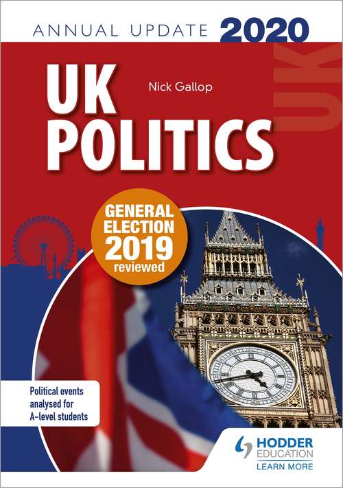 Book cover of UK Politics Annual Update 2020
