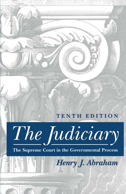 Book cover of The Judiciary