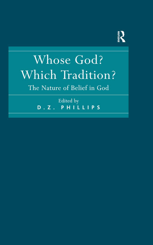 Cover image of Whose God? Which Tradition?