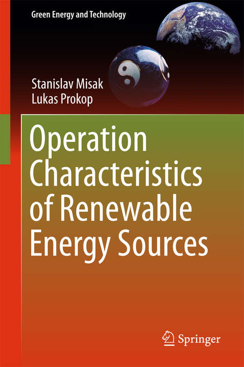 Book cover of Operation Characteristics of Renewable Energy Sources