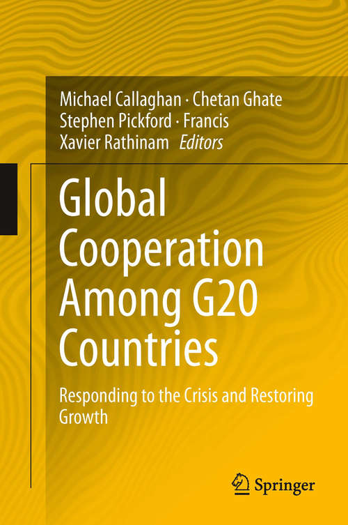 Book cover of Global Cooperation Among G20 Countries