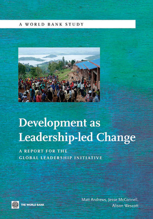 Book cover of Development as Leadership-led Change