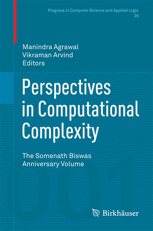 Book cover of Perspectives in Computational Complexity