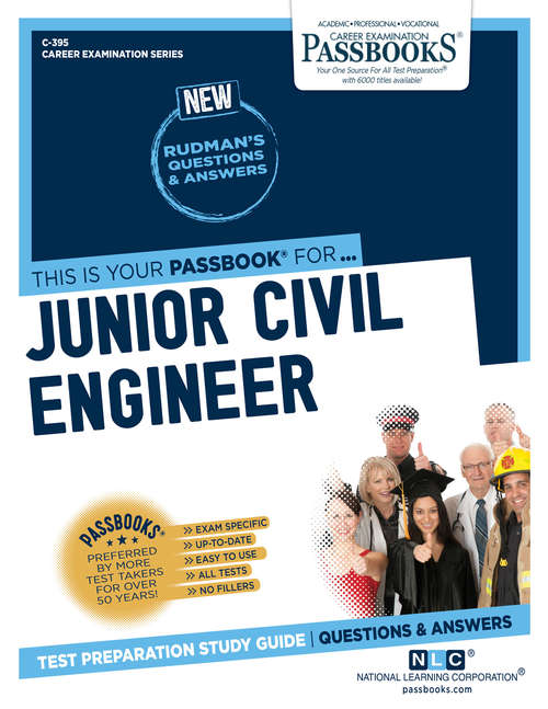 Book cover of Junior Civil Engineer: Passbooks Study Guide (Career Examination Series)