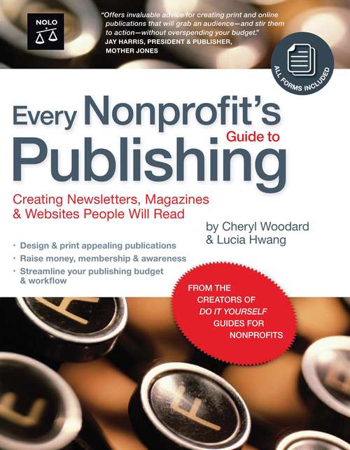 Book cover of Every Nonprofit's Guide to Publishing