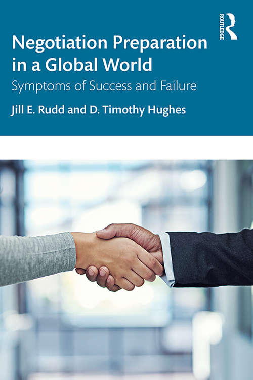 Book cover of Negotiation Preparation in a Global World: Symptoms of Success and Failure