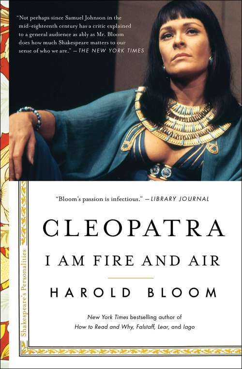 Book cover of Cleopatra: I Am Fire and Air (Shakespeare's Personalities #2)