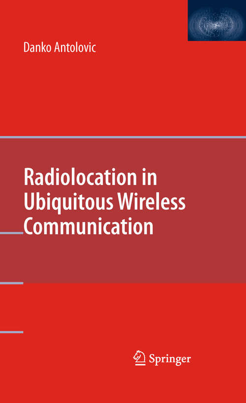 Book cover of Radiolocation in Ubiquitous Wireless Communication