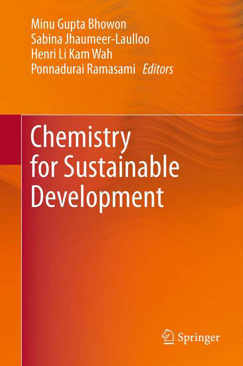 Book cover of Chemistry for Sustainable Development