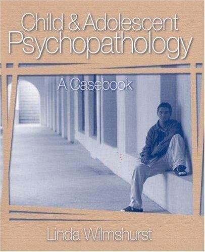 Book cover of Child & Adolescent Psychopathology