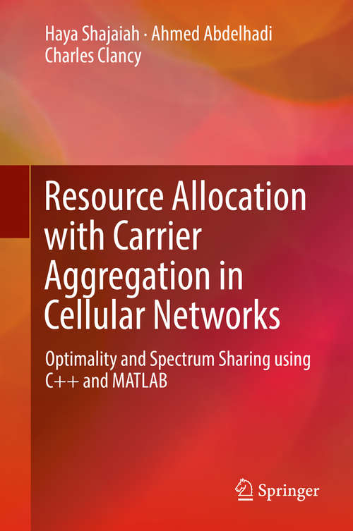 Book cover of Resource Allocation with Carrier Aggregation in Cellular Networks