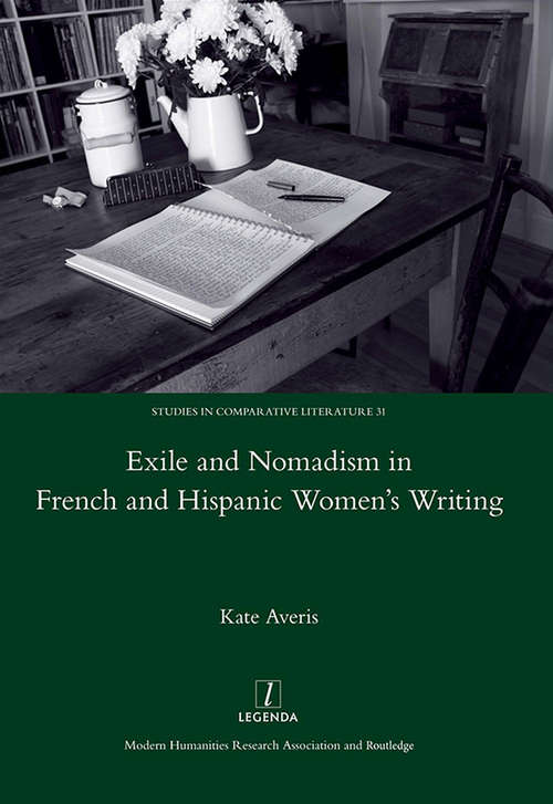 Book cover of Exile and Nomadism in French and Hispanic Women's Writing