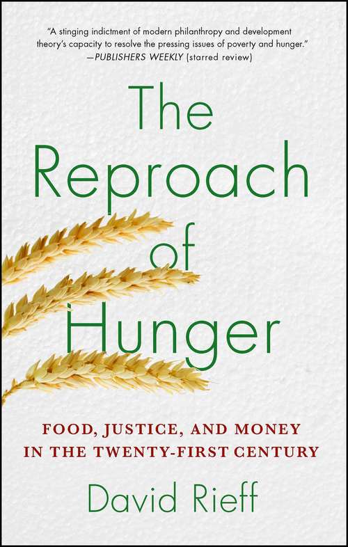Book cover of The Reproach of Hunger
