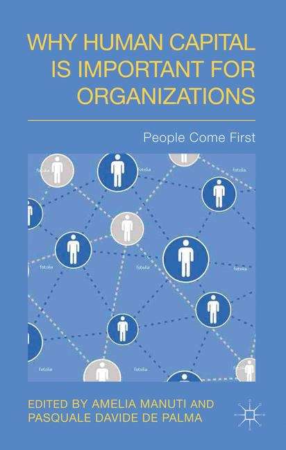 Book cover of Why Human Capital Is Important For Organizations