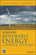 Renewable Energy in Power Systems
