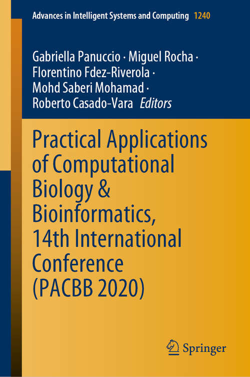Practical Applications of Computational Biology & Bioinformatics, 14th International Conference (Advances in Intelligent Systems and Computing #1240)