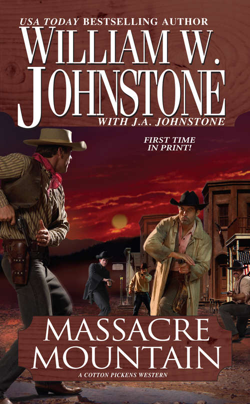 Book cover of Massacre Mountain: A Cotton Pickens Western (Cotton Pickens #4)
