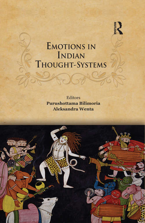 Book cover of Emotions in Indian Thought-Systems