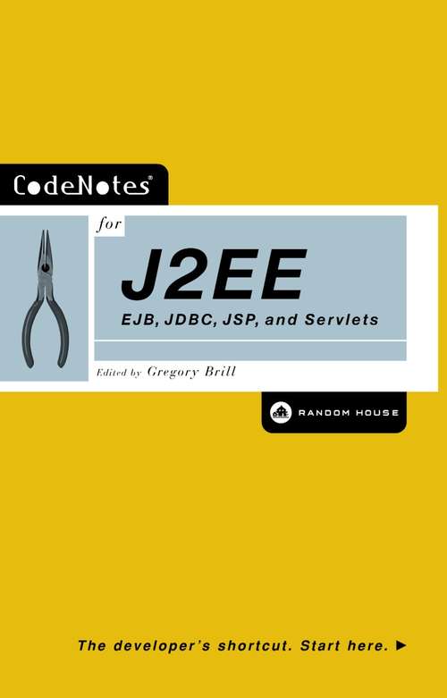 Book cover of CodeNotes for J2EE
