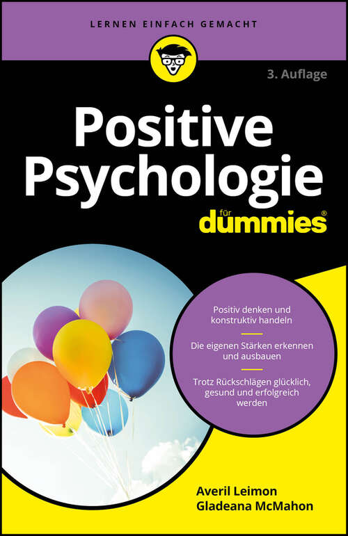 Book cover of Positive Psychologie für Dummies (3. Auflage) (Für Dummies)