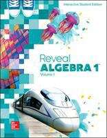 Book cover of Reveal Algebra 1: Volume 1 (National Edition)