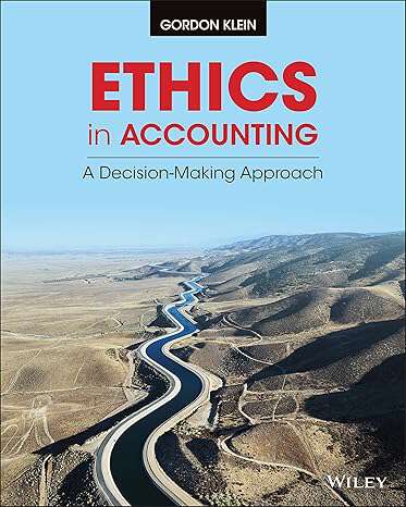 Book cover of Ethics in Accounting: A Decision-Making Approach