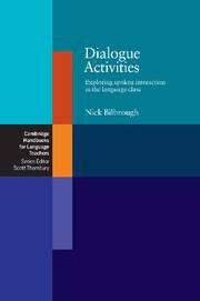 Book cover of Dialogue Activities