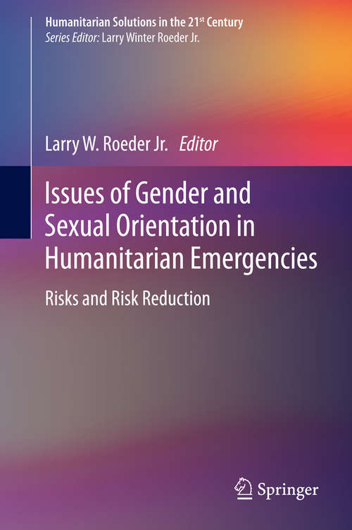 Book cover of Issues of Gender and Sexual Orientation in Humanitarian Emergencies