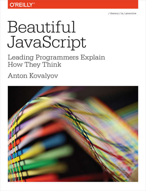 Book cover of Beautiful JavaScript