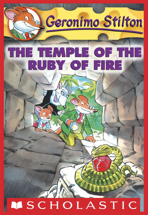 Book cover of Geronimo Stilton #14: The Temple of the Ruby of Fire